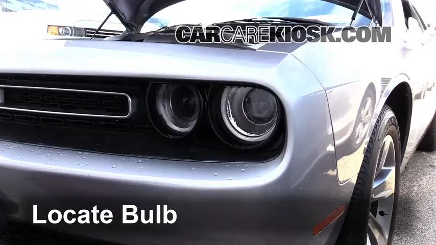 2015 Dodge Challenger SXT Plus 3.6L V6 FlexFuel Lights Headlight (replace bulb)